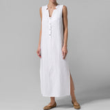 Sleeveless Casual Summer Maxi Dress