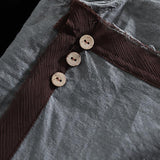 Vintage Irregular Cotton Linen Sleeveless Top