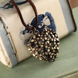 Beautiful Retro Hollow Out Heart Pendant Necklace