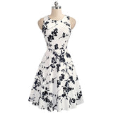 Plus Size Floral Print Mini Dress S-2XL